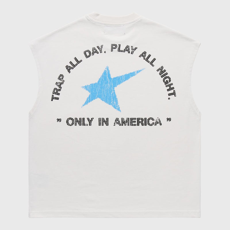 Homme Femme “Trap Star” Cutoff Tee