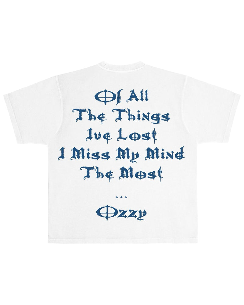 November Reine “Rip Ozzy” White Tee
