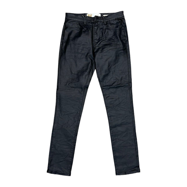 W By Waimea “Waxed Black” Skinny Jeans