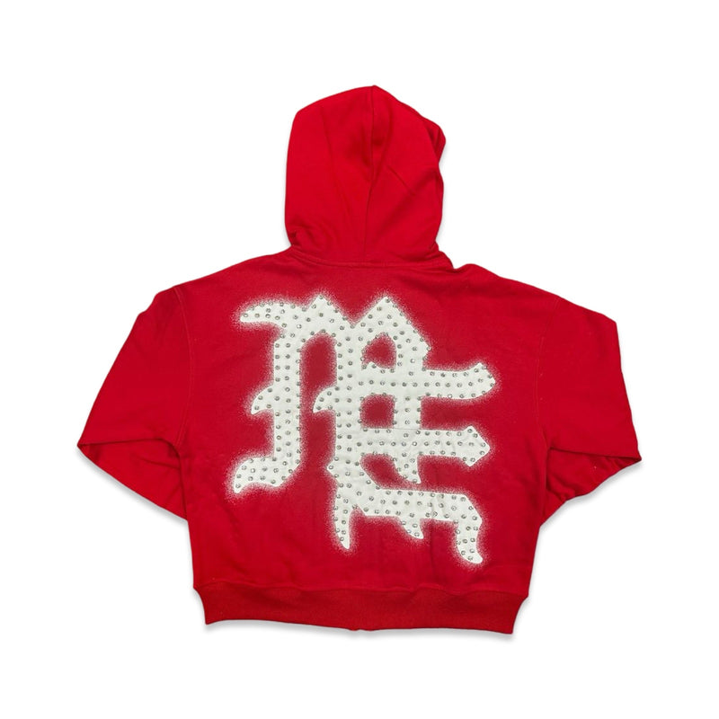 Mixed Emotion “END” Rhinestone Hoodie