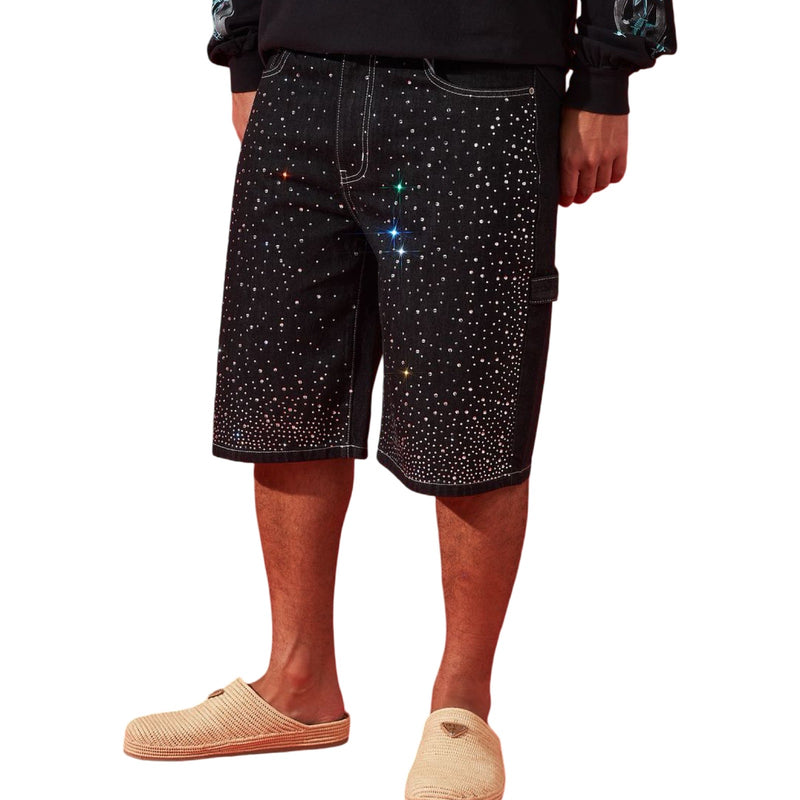 Duaa “Victorious” Black Stone Shorts