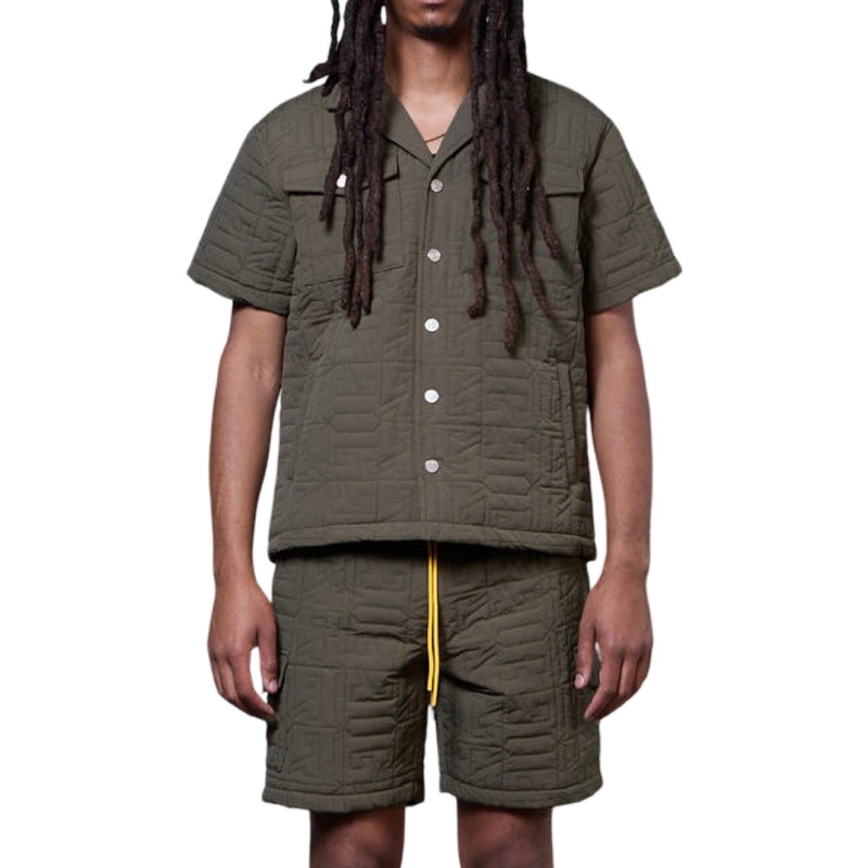 GFTD “Palmer” Olive Short Set
