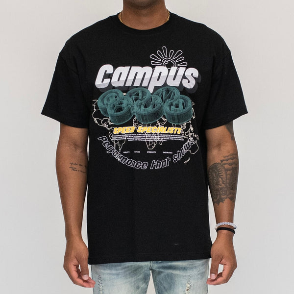 Campus LA Speedway Black Tee