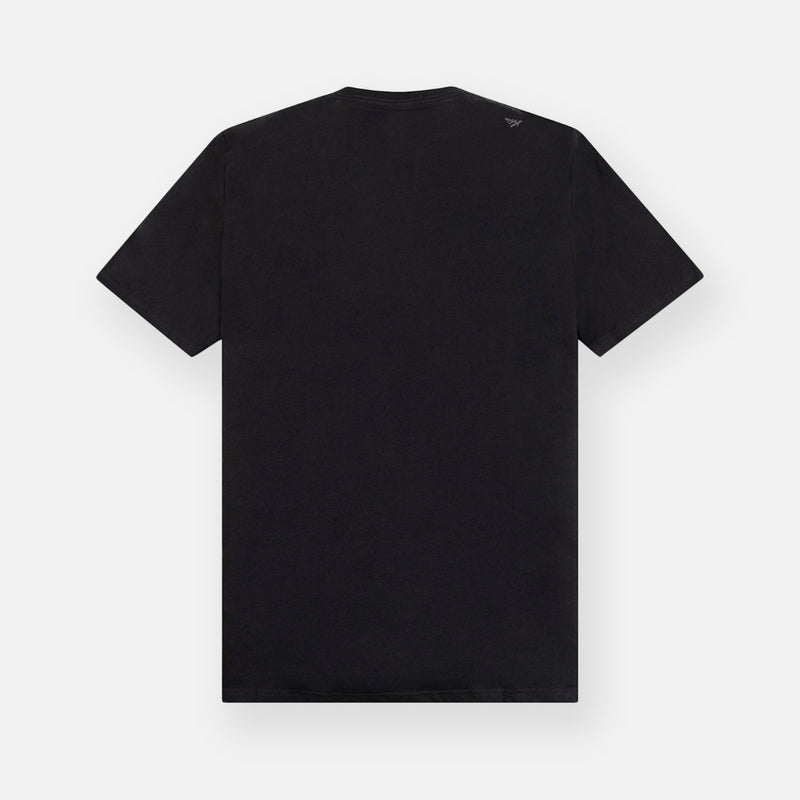 Paper Planes Interlocked Black Tee