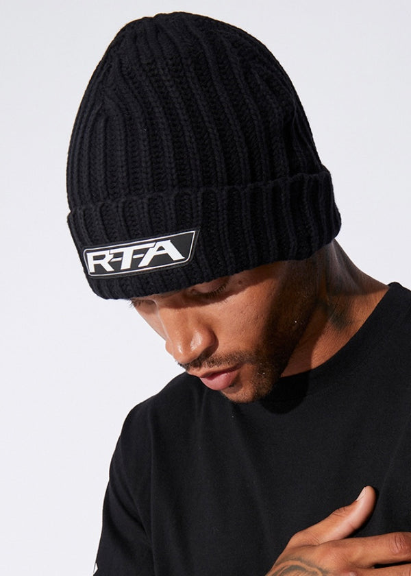 RtA Black Logo Beanie