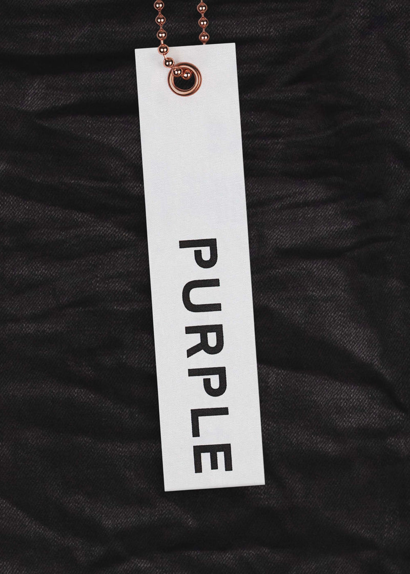Purple Brand Black Resin Jeans