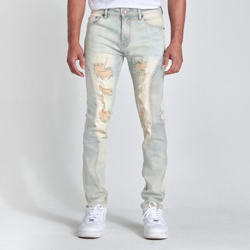 SugarHill “Jetty” Wheat Cloud Jeans