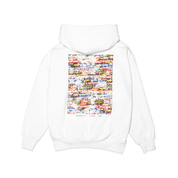 Purple Brand Fleece Collage Off White Hoodie