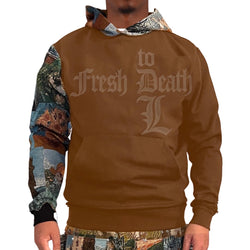 Majestik Brown Tapestry Hoodie