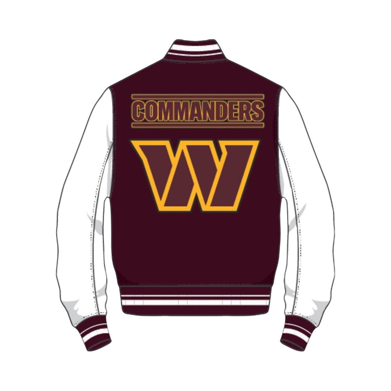 Washington Commanders Mash Up Varsity Jacket