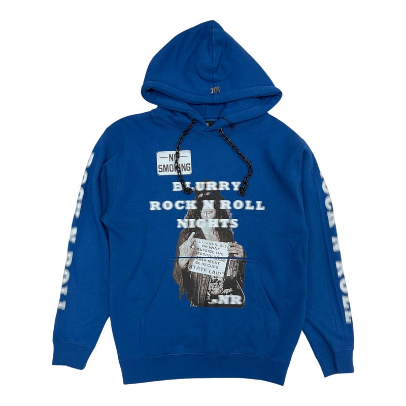 November Reine “Blurry Nights” Hoodie In Blue