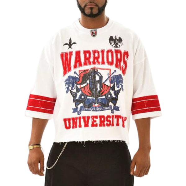 Dissorder University White Crop Jersey Tee