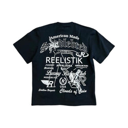 Reelistik Racer Black Heavyweight Tee