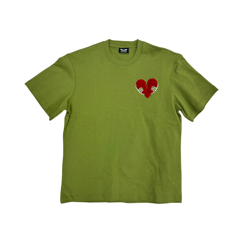 Reelistik Heart Green Heavyweight Tee