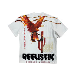 Reelistik Stand Out White Heavyweight Tee