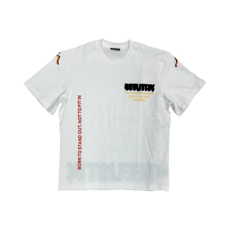 Reelistik Stand Out White Heavyweight Tee