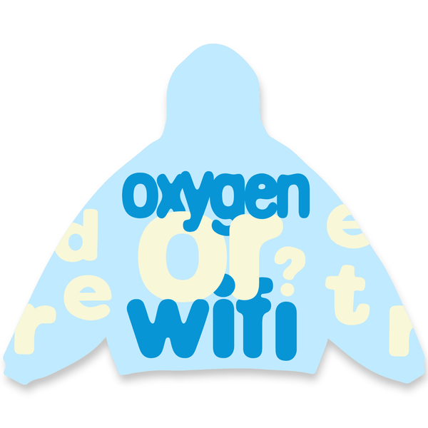 Red Letters “Oxygen Scattered” Hoodie