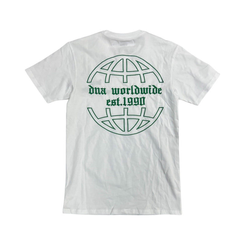 DNA Worldwide Web White/Green Tee