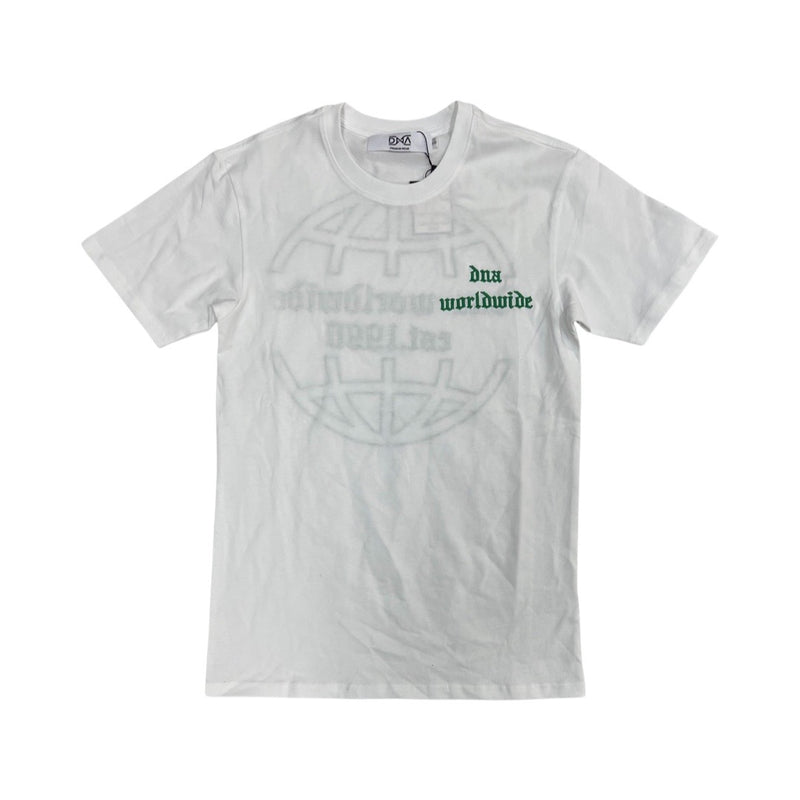 DNA Worldwide Web White/Green Tee