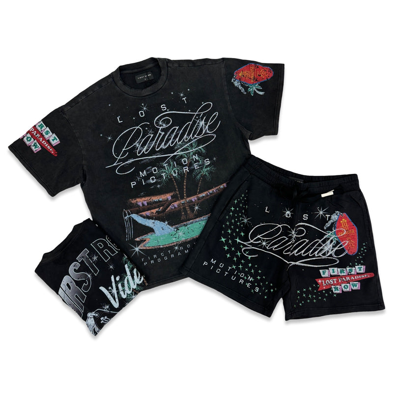 First Row “Paradise Palm” Short Set
