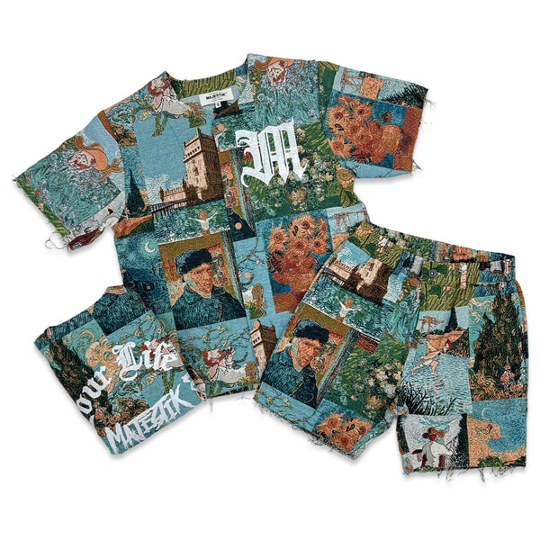 Majestik Painter Tapestry Short Set