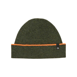 Scotch & Soda Rib Knit Beanie In Dark Green (174886)