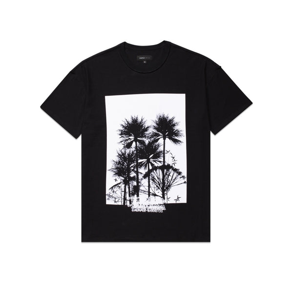 Purple Brand Textured Palm Black S/S Tee