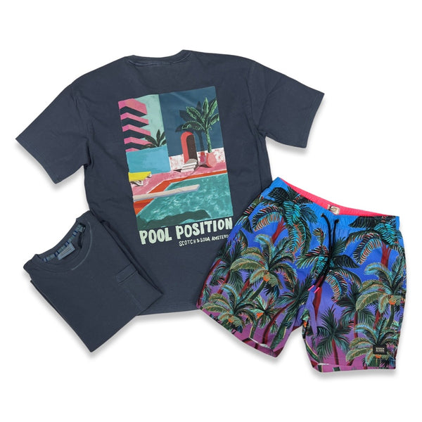 Scotch & Soda Pool Position Short Set
