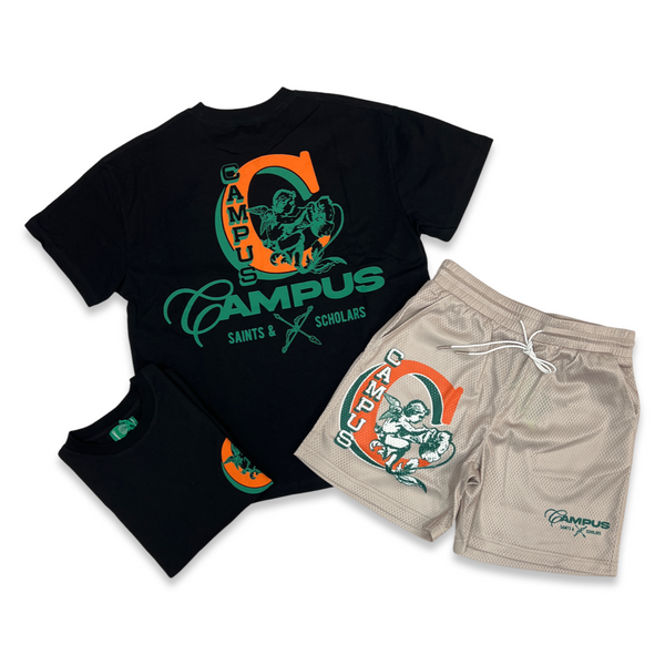Campus Scholar Black Short Set