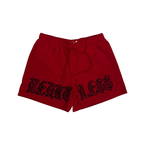 Focus Heartless Nylon Red Shorts