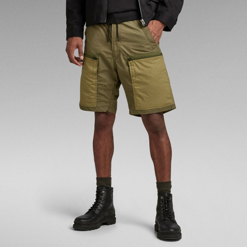 G-Star “3D Tapered Cargo” Olive Shorts