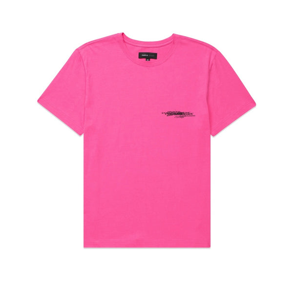 Purple Brand Textured Web Pink S/S Tee