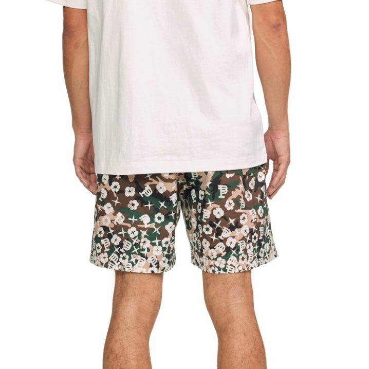 Purple Brand Nylon Monogram Camo Short