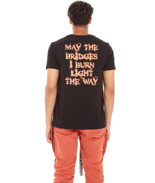 Cult Of Individuality Bridges Tee (Black/Rust)