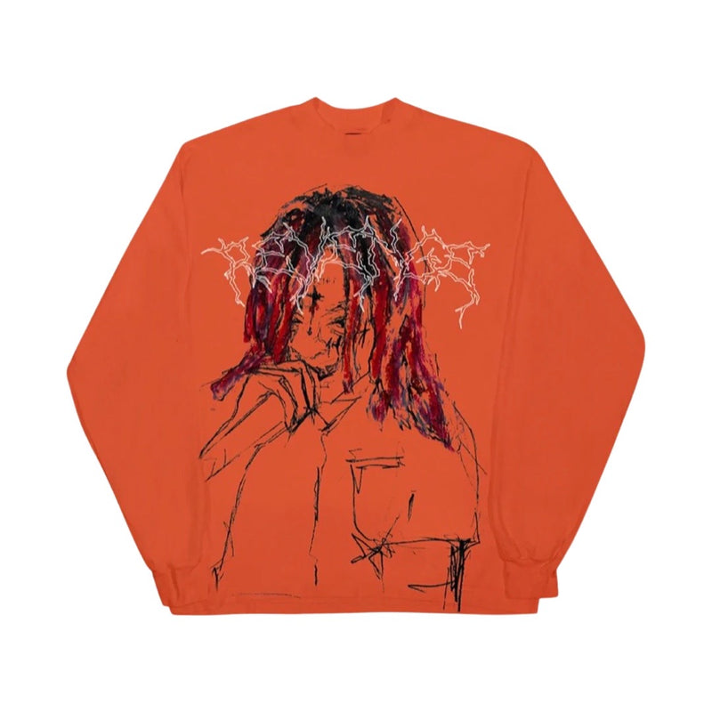 Revenge X Trippie Redd Orange Lightning L/S Tee