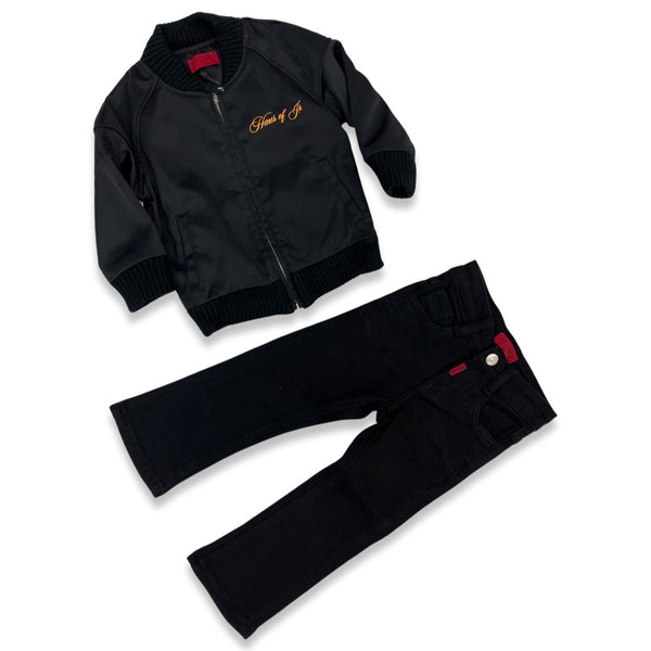 Haus Of Jr Kids Forever Jacket & Jeans Set