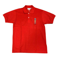 Lacoste Multi Logo Polo (Orange Red)