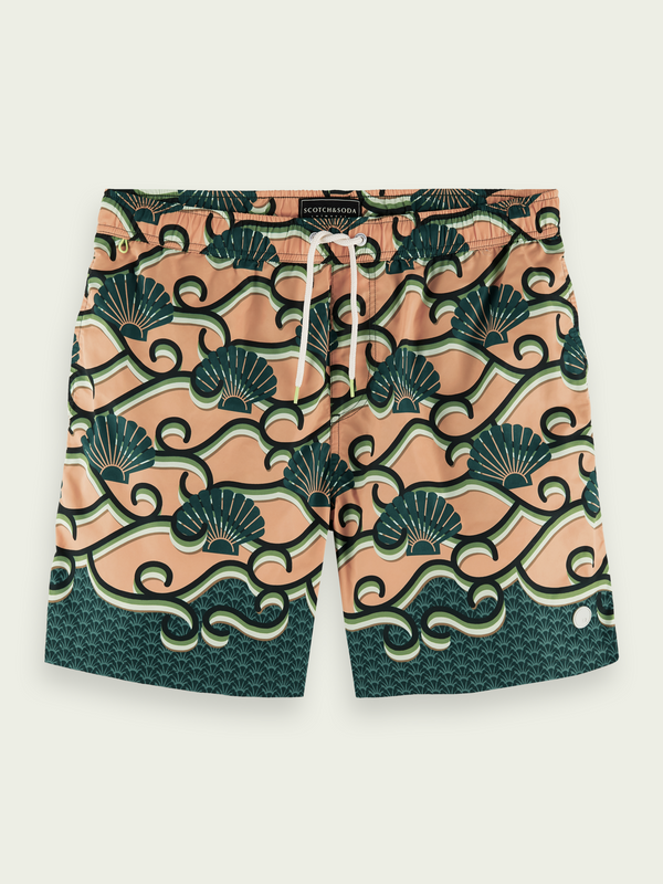 Scotch&Soda Printed Swim Shorts