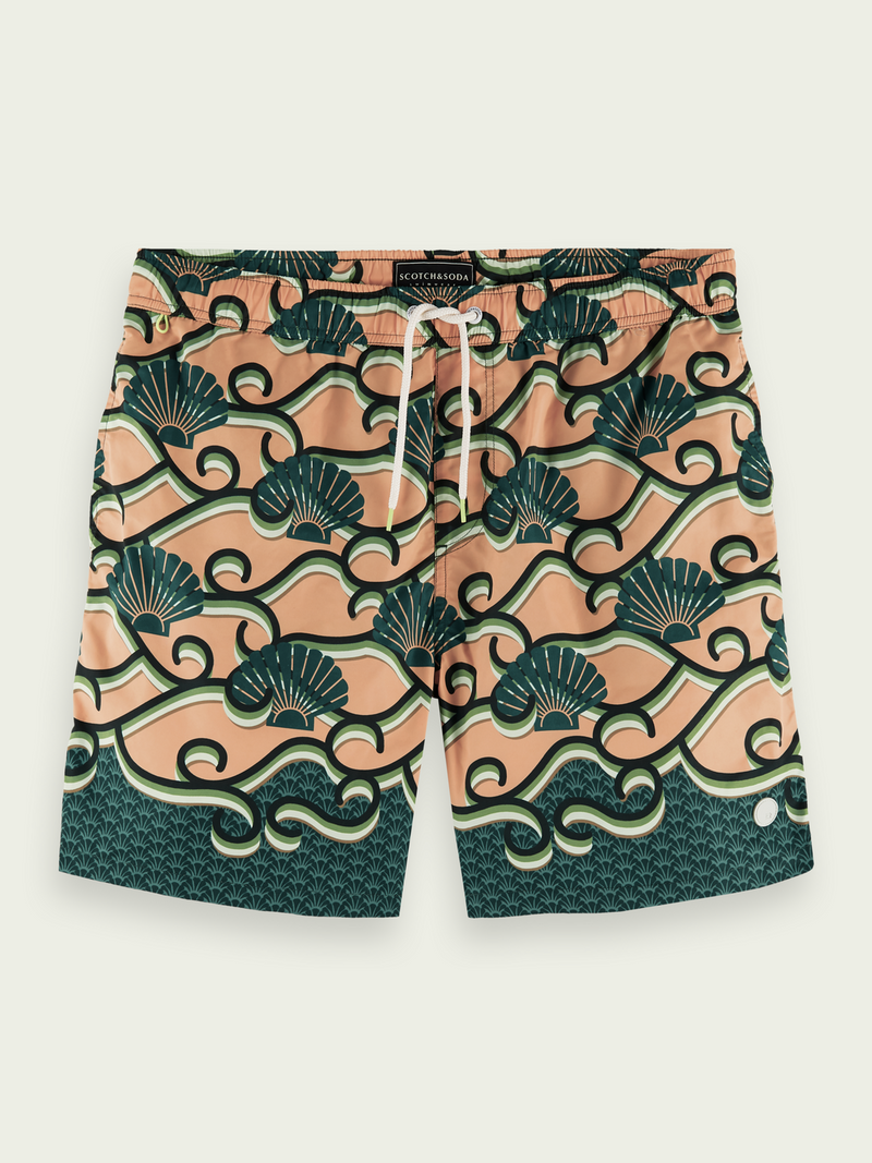 Scotch&Soda Printed Swim Shorts