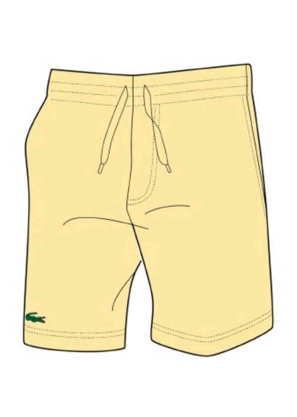 Lacoste Fleece Shorts In Yellow