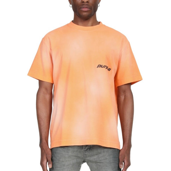 Purple Brand Textured Fluorescent Orange S/S Tee