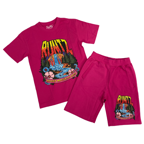 Runtz Mountain High Short Set (Pink)