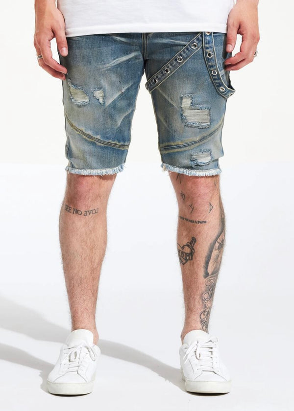 Embellish NYC Topi Indigo Rinse Shorts (130)