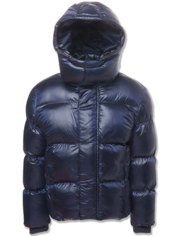 Jordan Craig Puffer Hooded Navy Kids Jacket