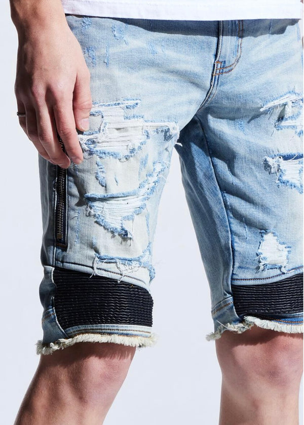 Embellish NYC Sunny Biker Light Blue Shorts (105)