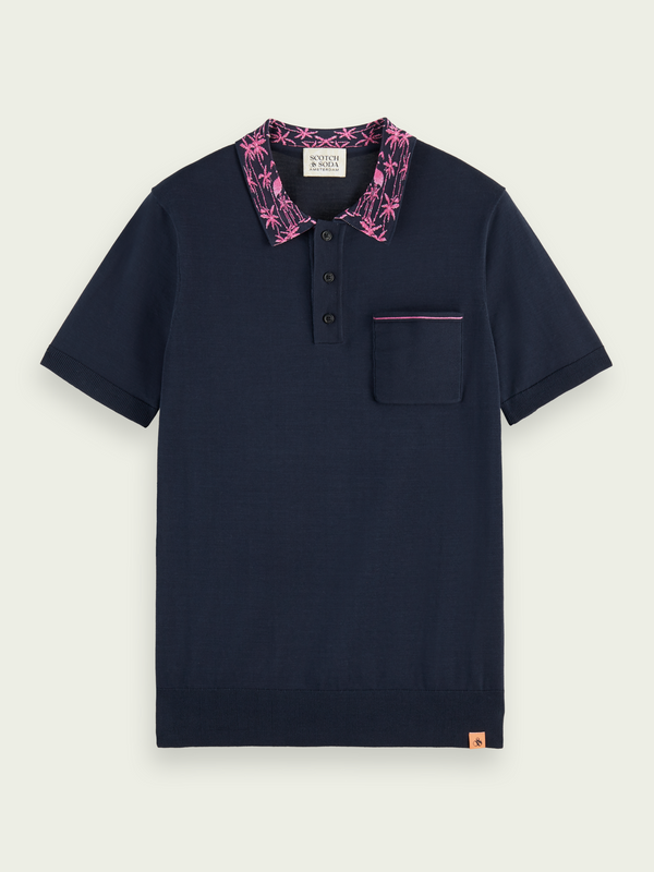Scotch&Soda Jacquard Collar Polo (166085