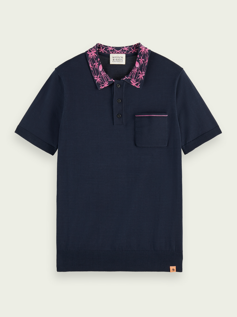Scotch&Soda Jacquard Collar Polo (166085