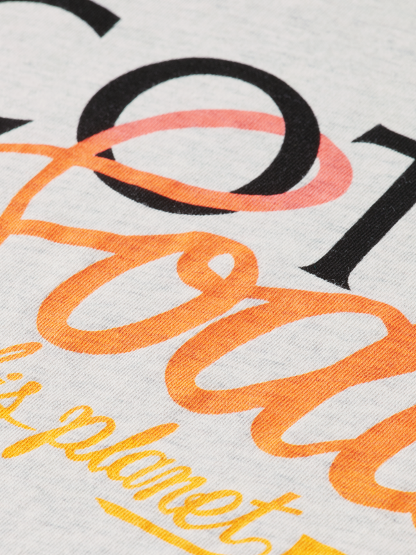 Scotch & Soda Artwork Tee In Grey Melange (167341)