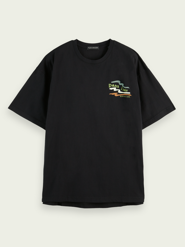 Scotch&Soda Printed Flight Graphic Tee