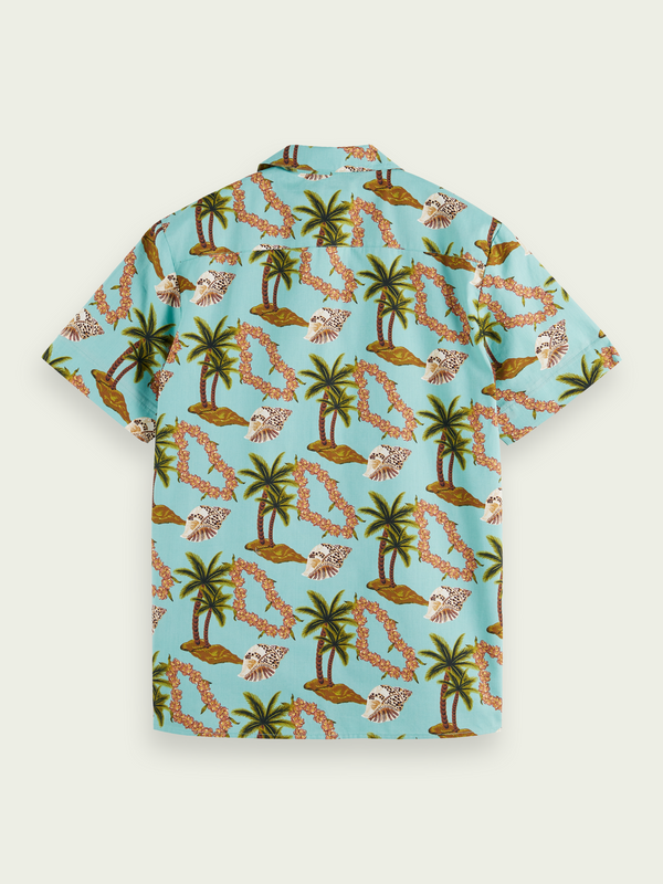 Scotch&Soda Palm Printed Poplin Shirt (166962)
